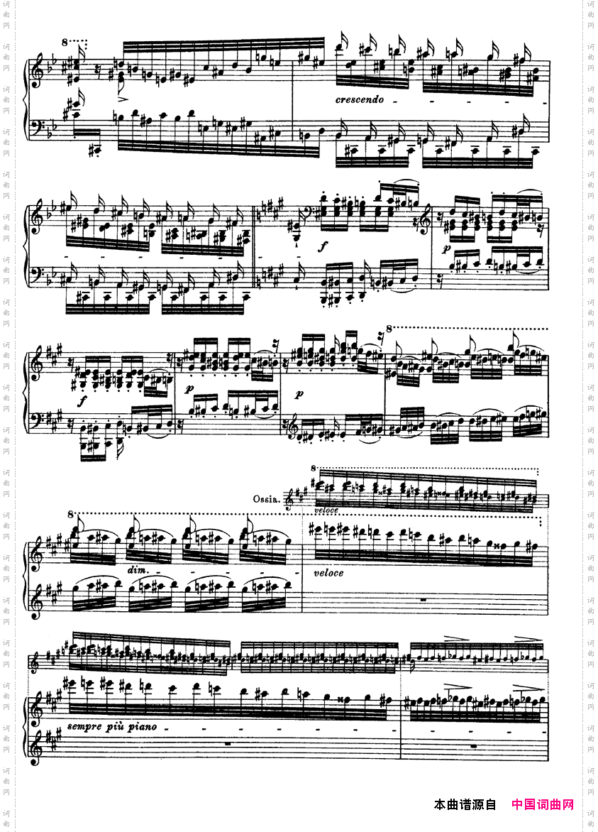 12 Etudes d e-xecution Transcendante S·139(12首超技练习曲·3-6)
