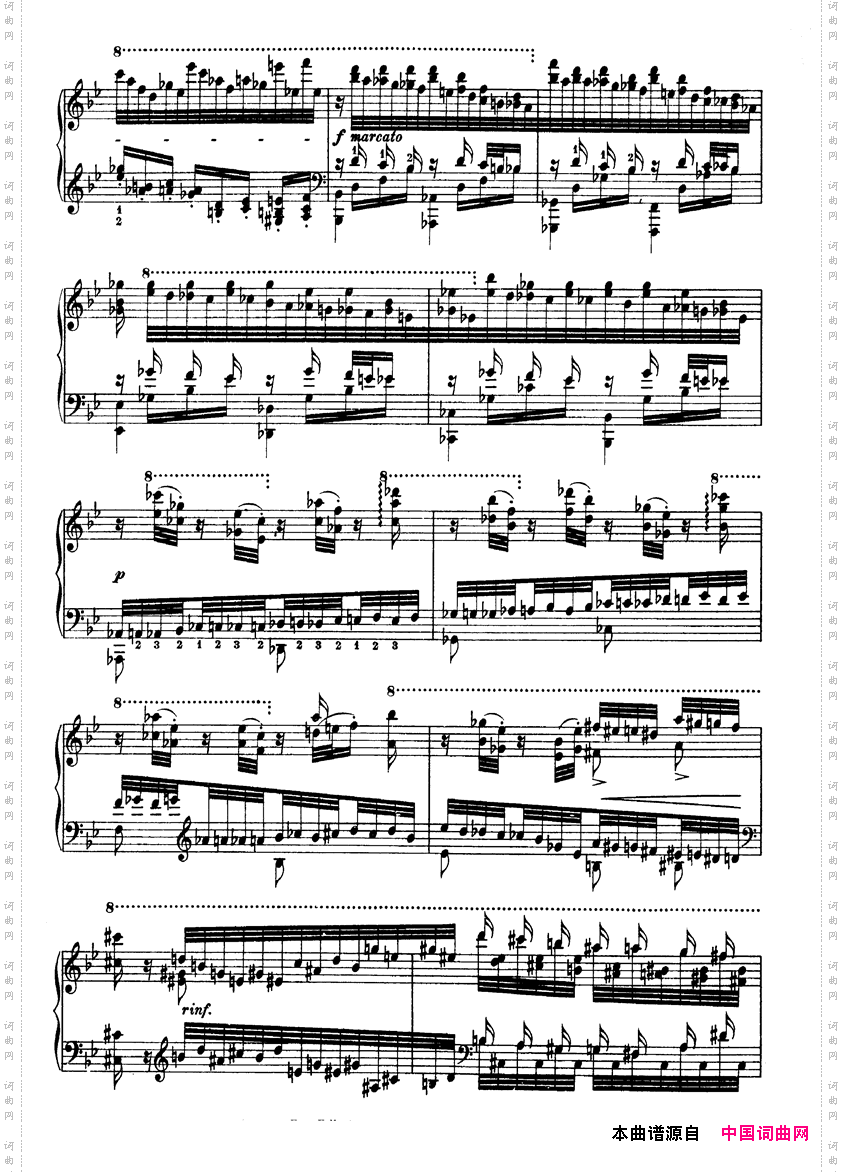 12 Etudes d e-xecution Transcendante S·139(12首超技练习曲·3-6)