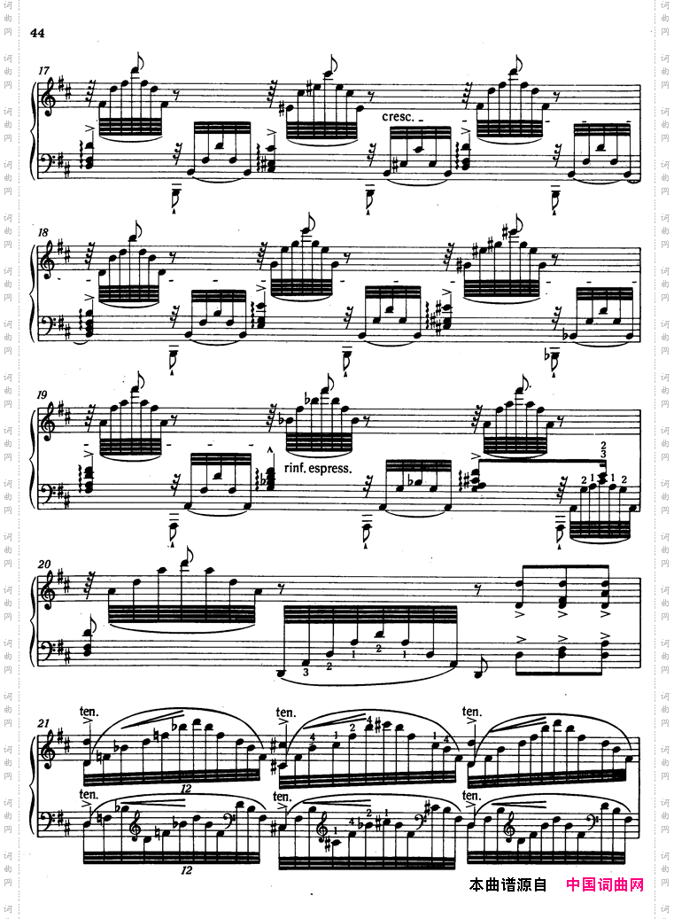 12 Etudes d e-xecution Transcendante S·139(12首超技练习曲·3-6)