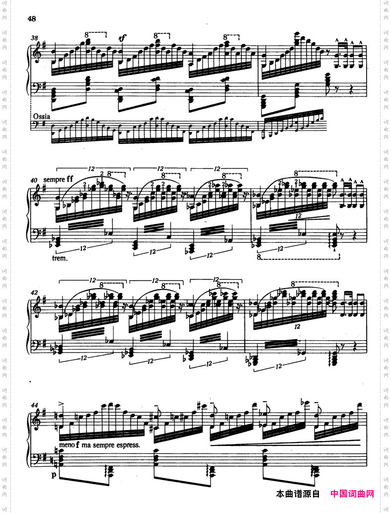 12 Etudes d e-xecution Transcendante S·139(12首超技练习曲·3-6)